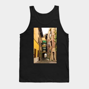 Street in Torri del Benaco, North East Italy Tank Top